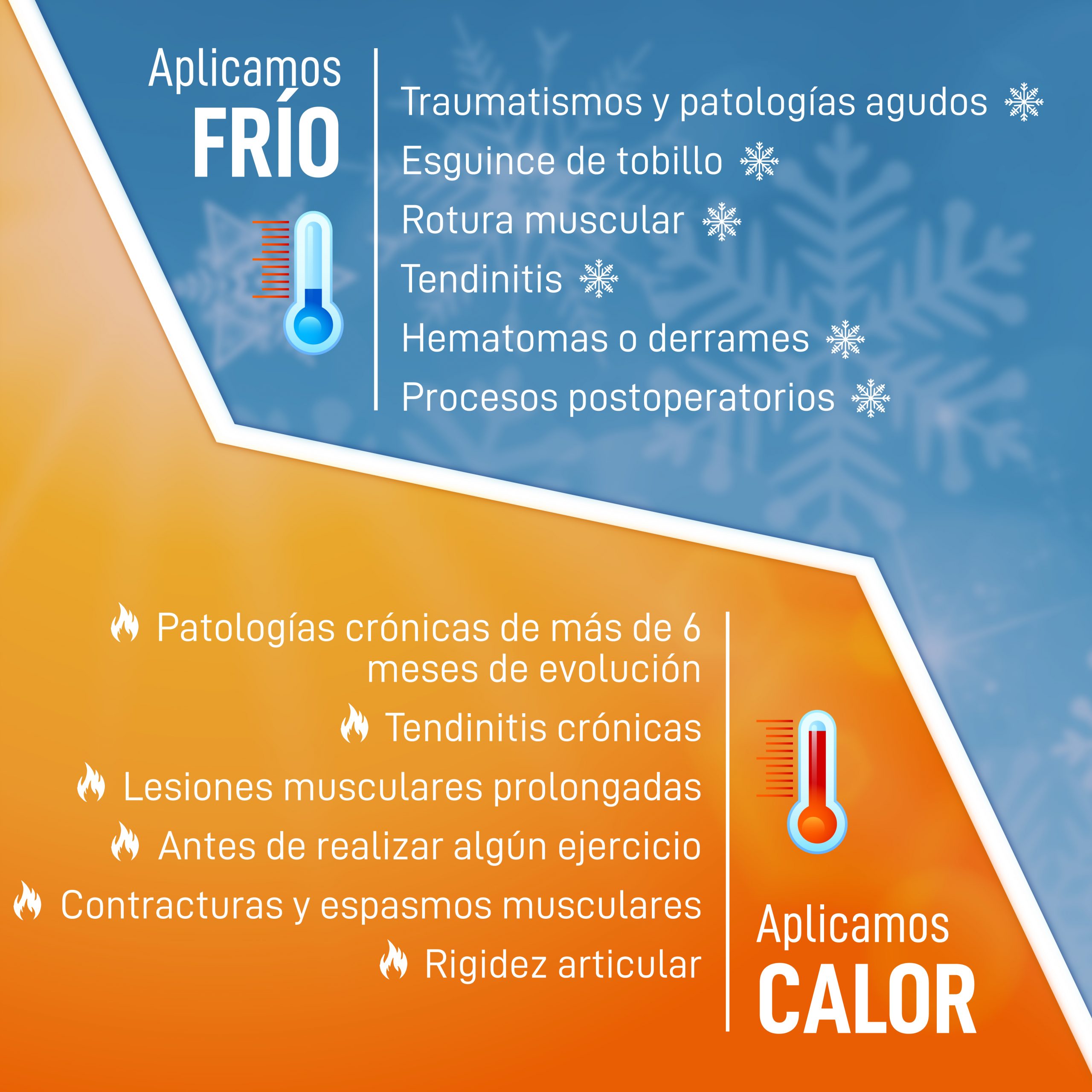 7 modos de dar frío o calor a una lesión que hay en